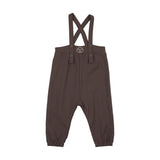 Analogie Chocolate Brown Plaid Edition Long Romper