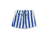 Phil and Phoebe Blue Thea Striped Shorts