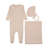 Mema Baby Blush Mock Wrap Pointelle Take Me Home Set