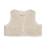 Mema Ivory Sherpa Vest