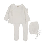Mema Winter White Knitted Bris Set