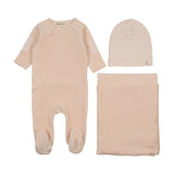 Mema Baby Blush Velour Side Snap Take Me Home Set