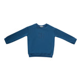 Numu Storm Teal Embroidered Fan Polo Sweatshirt