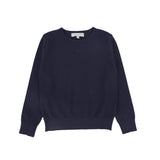 Bace Navy Logo Embroidered Sweater