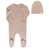Aurora Mauve Blooms Footie Set