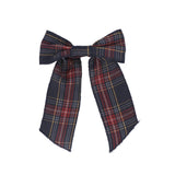 Francesca Guiliano Plaid Edged Bow