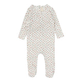 Lilette Winter White/Floral Bouquet Floral Footie