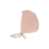 Lilette Dusty Pink Chunky Knit Bonnet