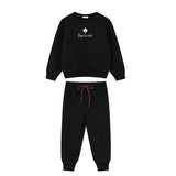 Coco Blanc Black Sweatshirt Set