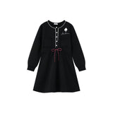 Coco Blanc Black Sweatshirt Dress