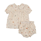 Teela Off White Stem Romper/Set