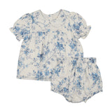 Teela Blue Toile Romper/Set