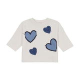 Teela Hearts Denim Top