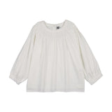 Emm White Puff Blouse