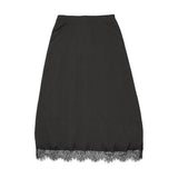 Emm Black Lace Slip Skirt