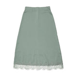 Emm Mint Lace Slip Skirt
