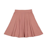 Teela Mauve Ribbed Skirt