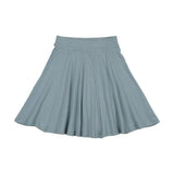 Teela Powder Blue Ribbed Skirt