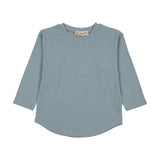 Teela Powder Blue Ribbed Top