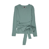Emm Teal Wrap Over Top