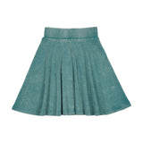 Teela Teal Mineral Wash Skirt