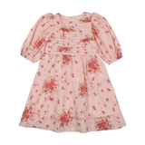 Teela Pink Shirred Dress