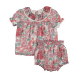 Teela Floral Square Romper/Set