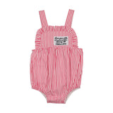 Teela Pink Seersucker Romper