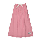 Teela Pink Seersucker Maxi Skirt