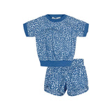 Teela Leopard Denim Set