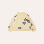 The Campamento Cream Heart Sweatshirt