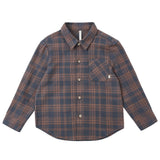 Rylee + Cru Midnight Plaid Collared Shirt