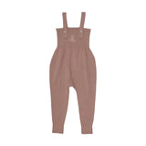Analogie Dried Rose Knit Overalls