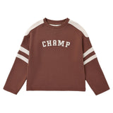 Rylee + Cru Mulberry Champ Hockey Sweatshirt