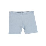 Lil Legs Chambray Jean Biker Shorts