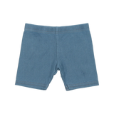 Lil Legs Mid Wash Jean Biker Shorts