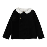 Analogie Black Toddler Velvet Blazer