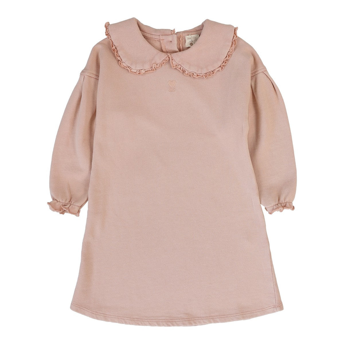 Analogie Dusty Pink Wash Sweatshirt Dress 