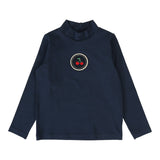 Analogie Navy Cherry Mockneck