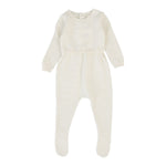 Analogie Cream Knit Footie