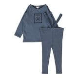 Lil Legs Off Blue Pocket Set