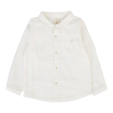 Lil Legs Winter White Button Down Shirt