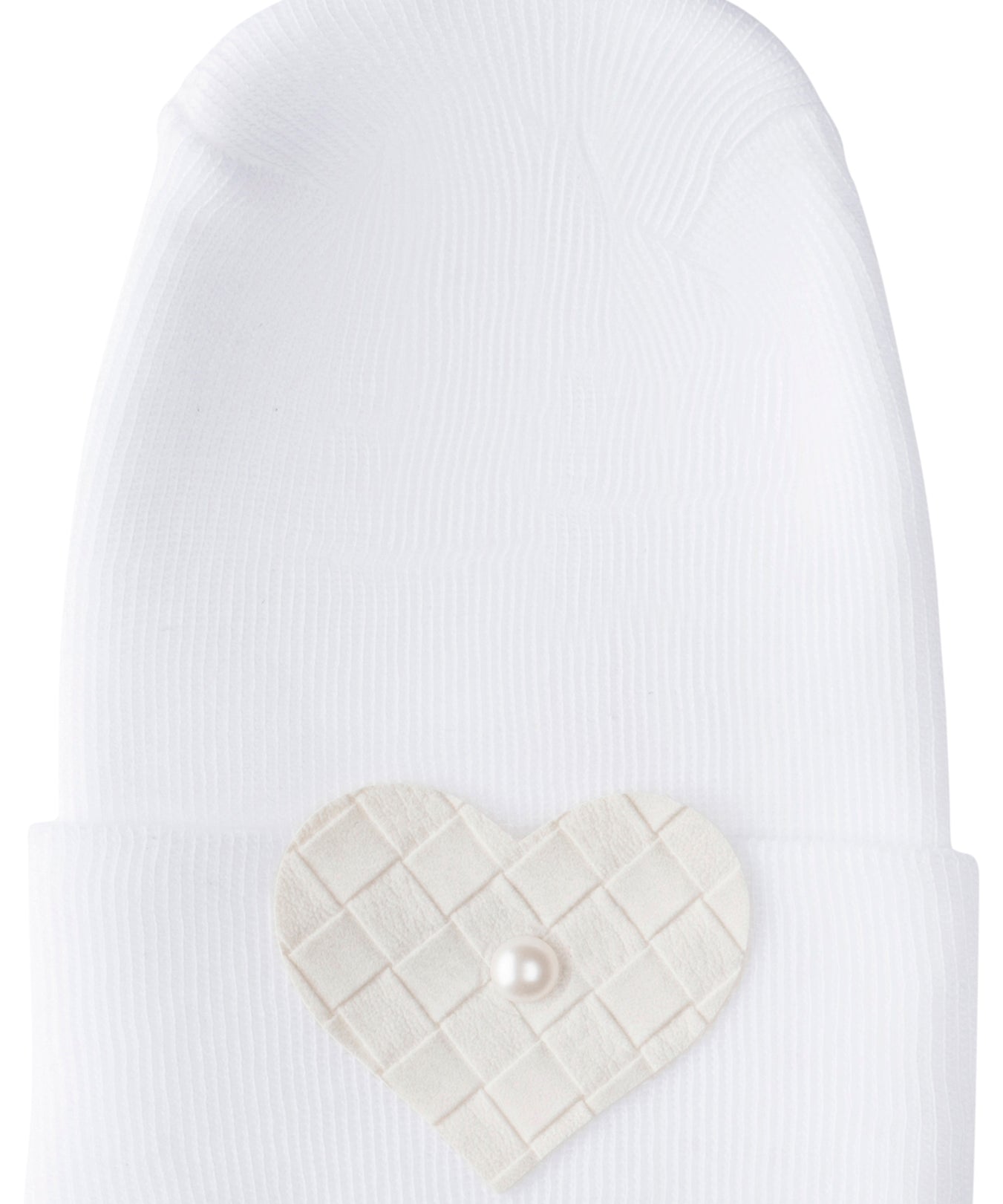 Adora Baby Cream Heart Hospital Hat