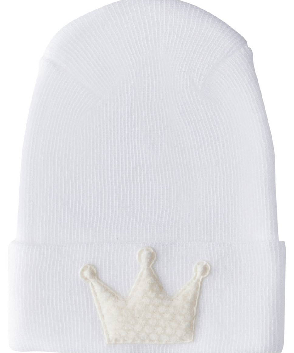 Adora Baby Fuzzy Ivory Crown Hospital Hat