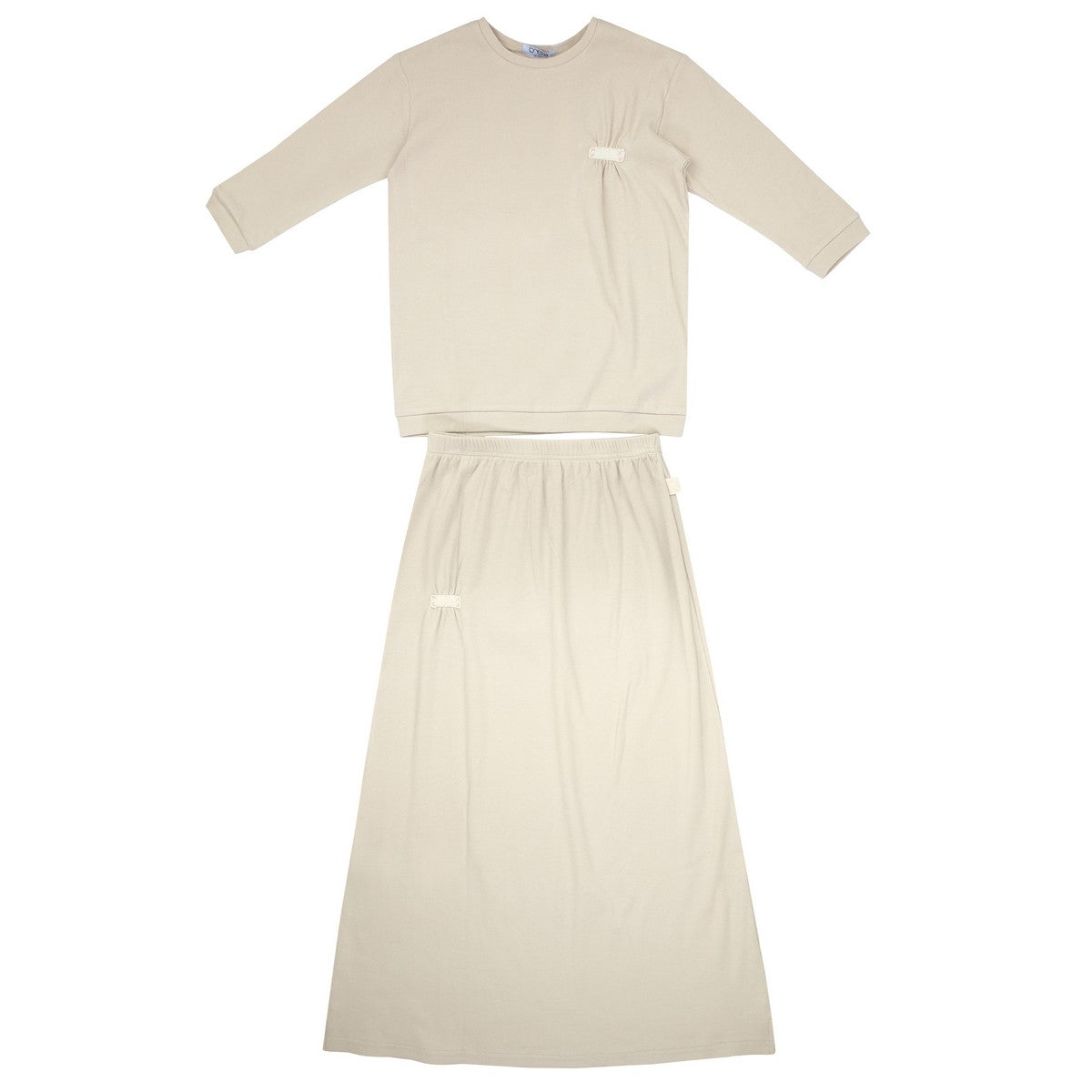 Crew Stone Gathered Maxi Set