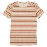 Teela Neutral Stripe Short Sleeve T-Shirt