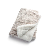 Zandino Amelia Quartz Ivory Plush Blanket