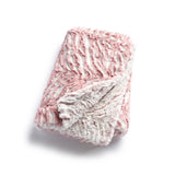 Zandino Nova Snowy Rose/Mauve Plush Blanket